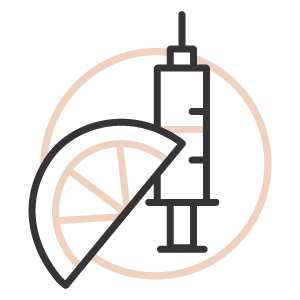 A line art icon representing tri-immunity.